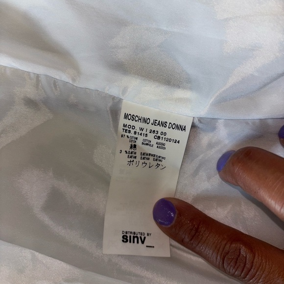 Floral Women's Blazer - Blue and dark pink‎ - Picture 11 of 14